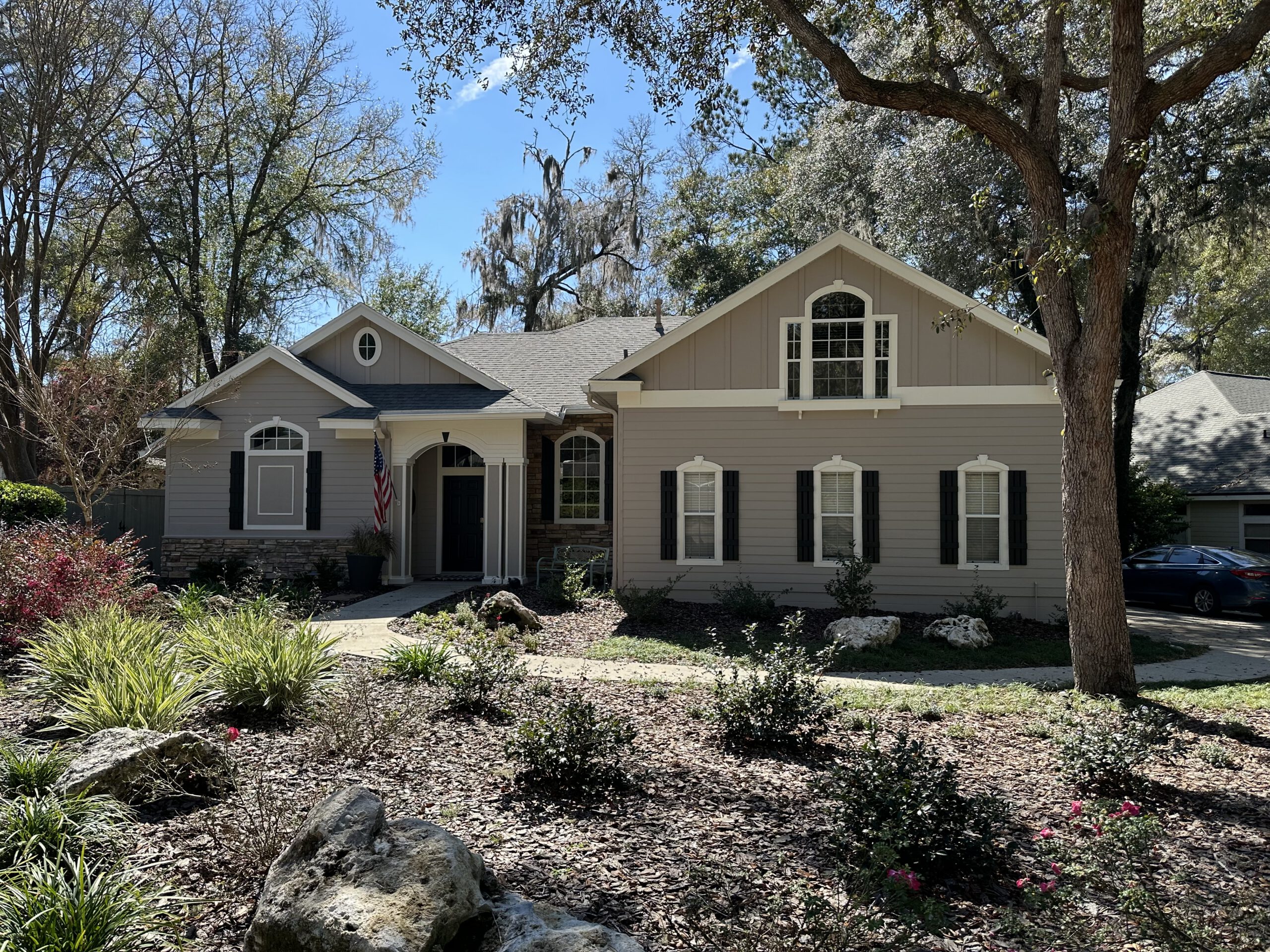Full exterior repaint &mdash; Gainesville estate by Color Pros Painting