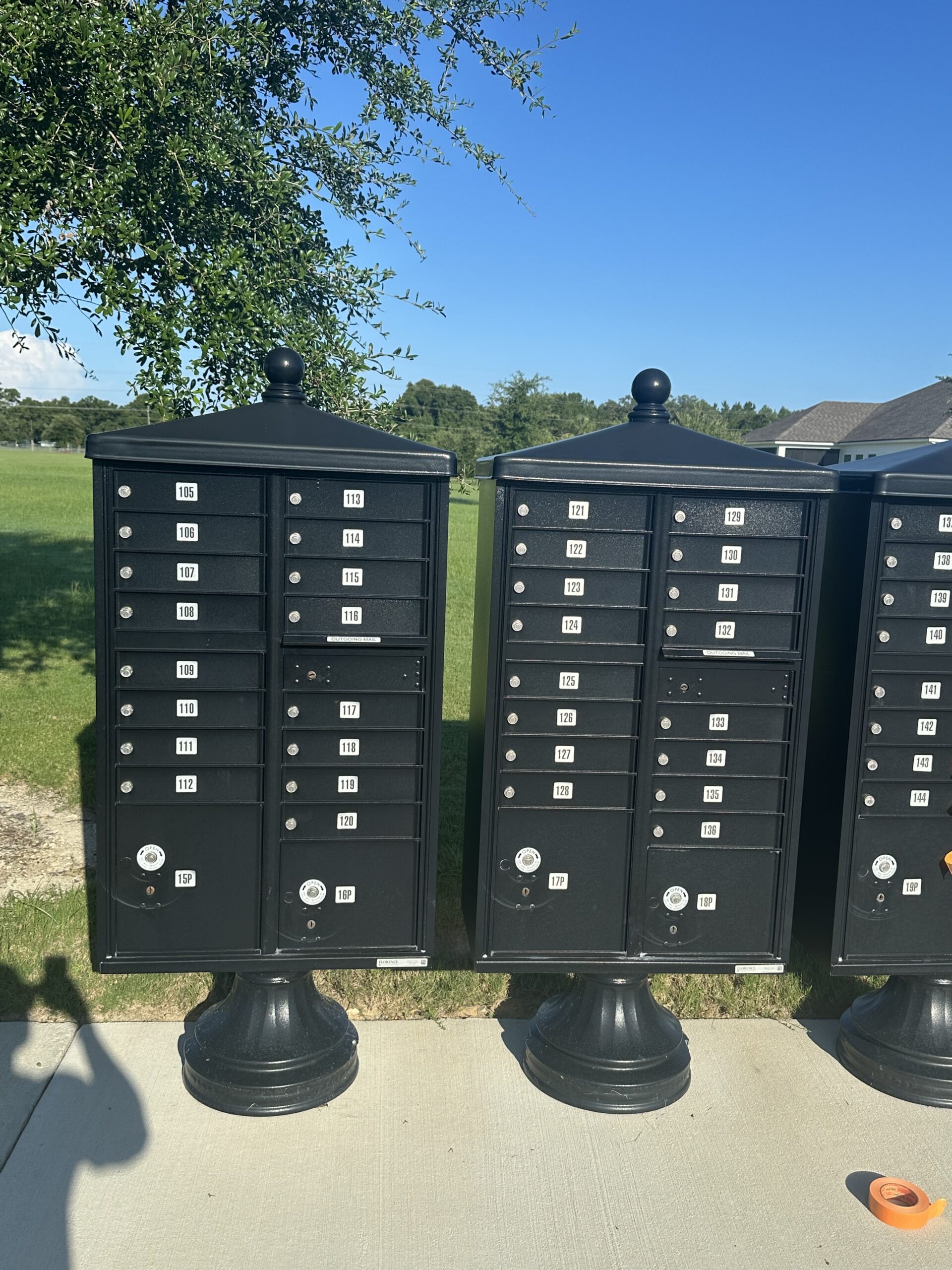 Community mailboxes — repainted by Color Pros Painting
