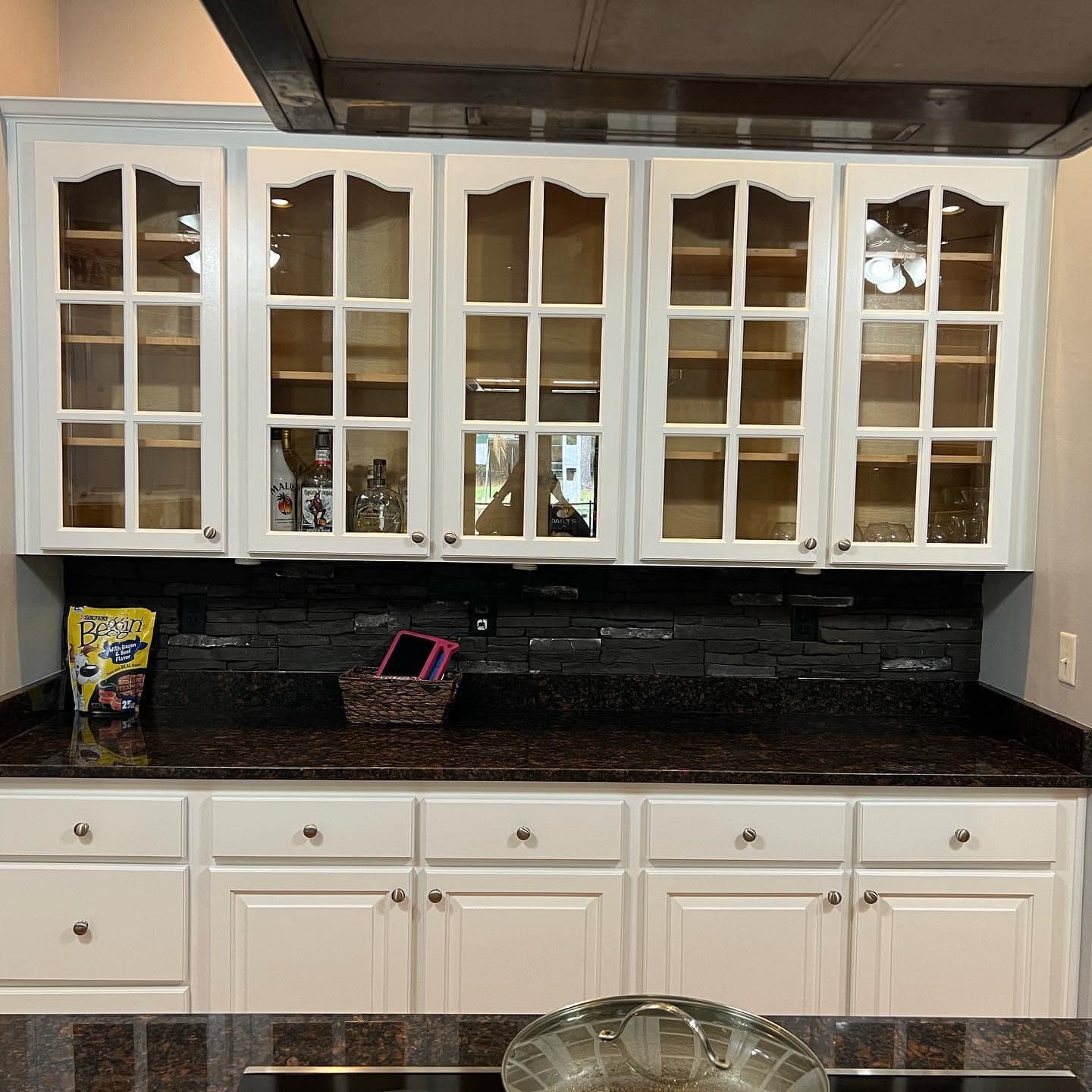 Kitchen cabinets — painted and refinished by Color Pros Painting