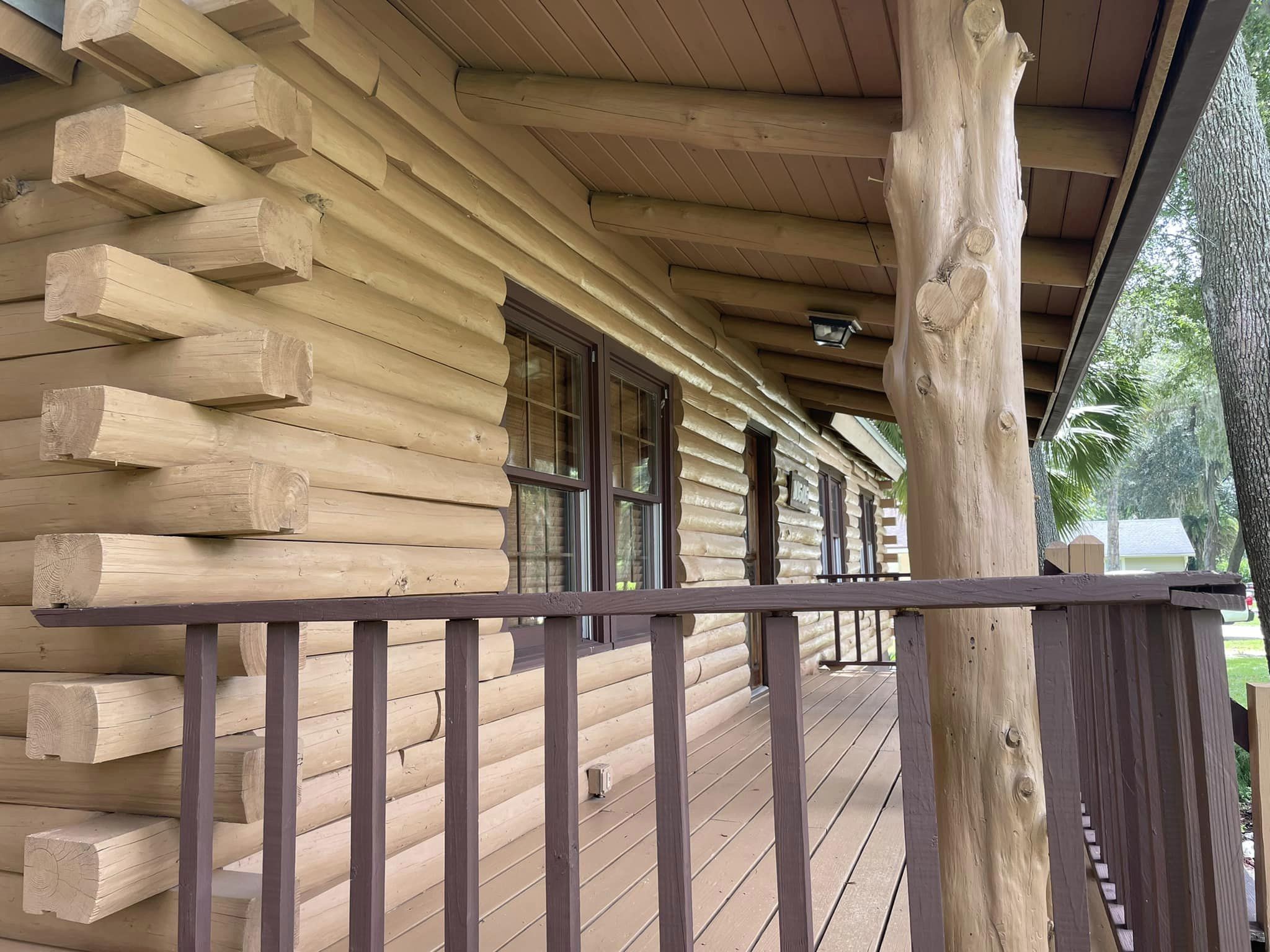 Wood staining and sealing by Color Pros Painting